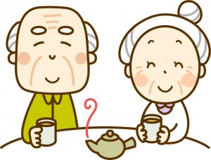 イー爺とクレ婆-お茶
